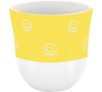 Sheepworld Gobelet avec Garvur Happy - Tasse à café - Hauteur : 9,8 cm - Diamètre : 9,3 cm - Volume : 40 rès - Banderole cadeau - Pour anniversaire, Pâques, Noël - 74832