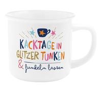 Sheepworld H: PPY life 74439 Tasse à café, en porcelaine, 35 cl, hauteur 8,4 cm, avec inscription en allemand dans une boîte cadeau