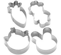 Sheepworld Lot d'emporte-pièces avec motif Piep | Coffret cadeau composé de 4 emporte-pièces, en acier inoxydable, pour biscuits de Pâques, cadeau de Pâques, nid de Pâques, décoration de Pâques |