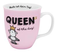 Sheepworld Tasse motif Queen : article cadeau avec inscription « Queen of the day »