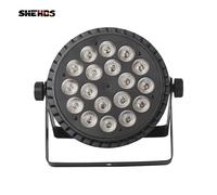 SHEHDS-Éclairage de Scène LED en Aluminium, 18x18W, Imperméable, 18x12W, RGBW, 18x18W, Par, DMX 512, DJ Chang, Décoration de Noël, 1 Pièce Aluminum 18x18