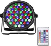 SHEHDS Par Can Lights LED 54x3W RGBW 4in1 Scène Wash Lights
