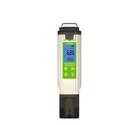 SHEHUALI Testeur d'eau, Testeur d'eau numérique 7 en 1 0-9990 ppm PH TDS EC ORP Analyseur de qualité Moniteur Filtre Test Rapide Aquarium Hydroponie Piscines