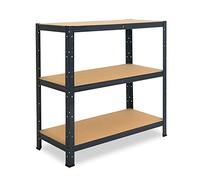 shelfplaza® 100x120x40cm Home Étagère Charge Lourde Anthracite/Etagere Metallique 3 Niveaux / 175kg capacité Charge/Etagere en Metal, étagères de Rangement & Etagere Rangement Garage Acier