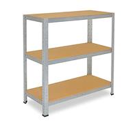 shelfplaza® 100x120x40cm Home Étagère Charge Lourde galvanisé/Etagere Metallique 3 Niveaux / 175kg capacité Charge/Etagere en Metal, étagères de Rangement & Etagere Rangement Garage Acier