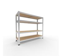 shelfplaza® 100x120x40cm Home Étagère Charge Lourde galvanisé/Etagere Metallique 4 Niveaux / 175kg capacité Charge/Etagere en Metal, étagères de Rangement & Etagere Rangement Garage Acier