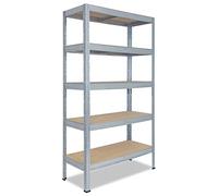 shelfplaza® 200x110x30cm Pro Étagère Charge Lourde galvanisé/Etagere Metal 5 Plateaux/capacité d' étagere métallique 200kg / Meuble Etagere Rangement Garage/etageres Rangement Atelier