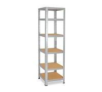 shelfplaza® 200x50x50cm Home Étagère Charge Lourde galvanisé/Etagere Metallique 6 Niveaux / 145kg capacité Charge/Etagere en Metal, étagères de Rangement & Etagere Rangement Garage Acier