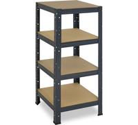 shelfplaza HOME 100x40x40 cm Étagère charges lourde en anthracite avec 4 étagères et une capacité de charge de 175 kg par étagère