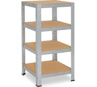 shelfplaza HOME 100x40x40 cm Étagère charges lourde en galvanisé avec 4 étagères et une capacité de charge de 175 kg par étagère