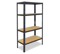 shelfplaza HOME 155x70x30 cm Étagère charges lourde en anthracite avec 4 étagères et une capacité de charge de 175 kg par étagère