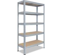 shelfplaza PRO 200x110x30 cm Étagère charges lourde en galvanisé avec 5 étagères et une capacité de charge de 200 kg par étagère