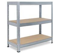 shelfplaza PRO 90x60x40 cm Étagère charges lourde en galvanisé avec 3 étagères et une capacité de charge de 200 kg par étagère