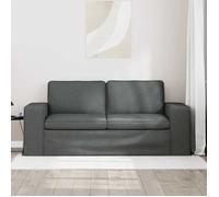 SHELL© SOFA 3 PERSONNES - Large Canapé - 3 PLACES - Gris foncé 182x80x82 cm tissu C6202