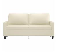 SHELL© SOFA-Canapé salon - 2 places - (par siège) : 110 kg - Crème 140 cm Similicuir C4612