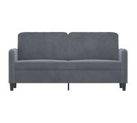SHELL© SOFA-Canapé salon - 2 places - (par siège) : 110 kg - Gris foncé 140 cm Velours C4833