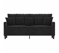 SHELL© SOFA-Canapé salon - 2 places - (par siège) : 110 kg - Noir 140 cm Velours C4735