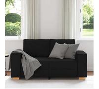 SHELL© SOFA-Canapé salon - 2 places - (par siège) : 110 kg - Noir 160x78x84 cm Tissu C5102