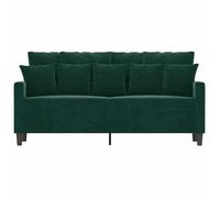 SHELL© SOFA-Canapé salon - 2 places - (par siège) : 110 kg - Vert foncé 140 cm Velours C4732