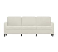 SHELL© SOFA-Canapé salon - 3 places - (par siège) : 110 kg - Crème 180 cm Velours C4850