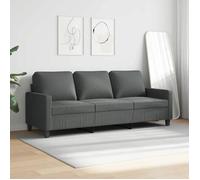 SHELL© SOFA-Canapé salon - 3 places - (par siège) : 110 kg - Gris foncé 180 cm Tissu C4638
