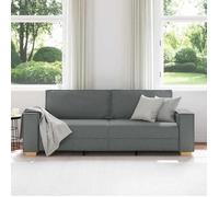 SHELL© SOFA-Canapé salon - 3 places - (par siège) : 110 kg - Gris foncé 220x78x84 cm Tissu C5118