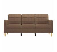 SHELL© SOFA-Canapé salon - 3 places - (par siège) : 110 kg - Marron 180 cm Tissu C4586