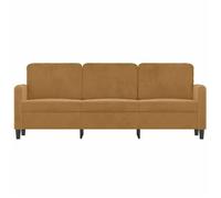 SHELL© SOFA-Canapé salon - 3 places - (par siège) : 110 kg - Marron 180 cm Velours C4849
