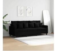 SHELL© SOFA-Canapé salon - 3 places - (par siège) : 110 kg - Noir 180 cm Tissu C4716