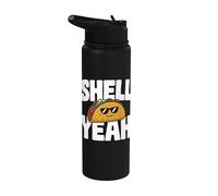 Shell Yeah - Jeu de mots drôle de tacos Stainless Steel Insulated Water Bottle