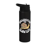 Shellebrating The Slow Life Snail Shell Slow Living Stainless Steel Insulated Water Bottle