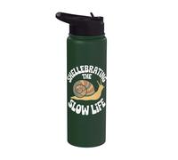 Shellebrating The Slow Life Snail Shell Slow Living Stainless Steel Insulated Water Bottle