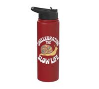 Shellebrating The Slow Life Snail Shell Slow Living Stainless Steel Insulated Water Bottle