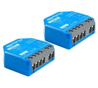 Shelly 1 Gen4, interrupteur intelligent, sans fil, plastique, 30 m, 50 m, bleu
