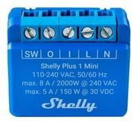 Relais Wi-Fi Shelly 1 Mini Gen3 Wi-Fi Bluetooth Contrôle universel, Encastrable, Protection thermique