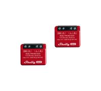 Shelly 1PM Mini Gen3 - Micromodule interrupteur Wi-Fi, 1 Canal 8A, Compteur consommation électrique, Éclairage connecté, Commande à distance app, Compatible Alexa, Google Home, SmartThings - Lot de 2