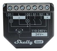 Shelly 2PM Gen4 Appareil de commande Bluetooth, Wi-Fi, ZigBee