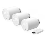 Shelly BLU TRV Heizkörperthermostat 3-er Pack Passerelle, Thermostat de radiateur Bluetooth Low Energy, Wi-Fi