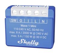 Shelly Qubino Wave 1 Mini Commutateur intelligent Bleu