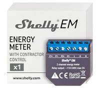 Shelly ATSHELLYEM compteur Secteur, Black