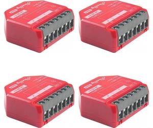 Shelly · Encastrable · « 1PM Gen4 Pack de 4 » · Relais · max. 16 A · 1 canal · Fonction de mesure ·