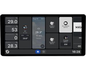 Shelly · Encastrable · « Wall Display X2i Silver » · Wi-Fi · Argent
