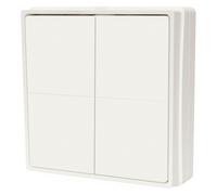 Shelly, Interrupteurs éclairage + volets électriques, BLU Wall Switch 4 - Autonome