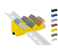 Shelly-MINI Support de rail DIN triple (35 mm) (jaune)