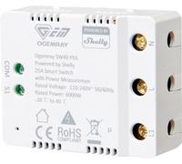 Shelly Ogemray smarter Relaisschalter 25 A Actionneur de mesure de commutateur Bluetooth, Wi-Fi