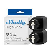 SHELLY PLUGMG3B2 - Shelly Plug M Gen3, noir, 2 packs