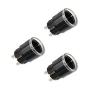 Shelly Plug S Gen3 Noir - Prise intelligente Wi-Fi, mesure de la puissance, 12 A, 2500 W, minuterie, prise certifiée mat, chauffage et refroidissement, Alexa et Google, pas de hub nécessaire (3 pièces
