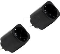 SHELLY PLUGMG3B2 - Shelly Plug M Gen3, noir, 2 packs