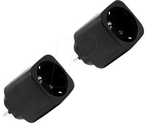 SHELLY PLUGMG3B2 - Shelly Plug M Gen3, noir, 2 packs