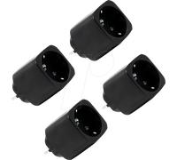 SHELLY PLUGMG3B4 - Shelly Plug M Gen3, noir, 4-pack